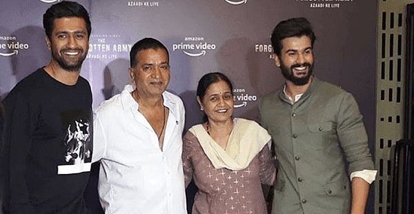 Vicky Kaushal with his family